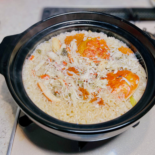 簡単！土鍋で作るせいこがにの炊き込みご飯